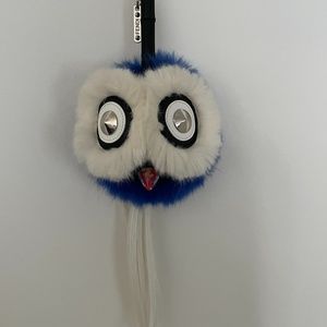 FENDI MOHAWK BIRD KEYCHAIN
